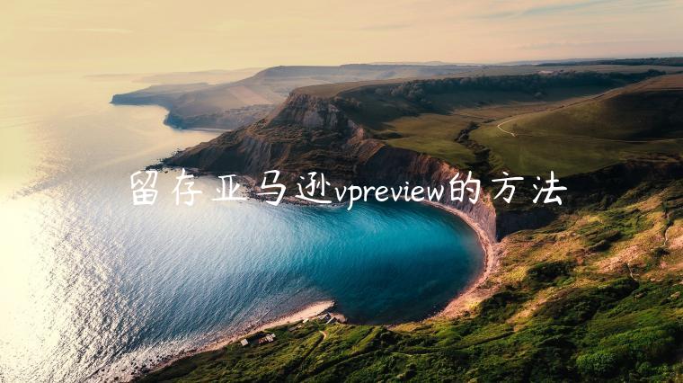 留存亞馬遜vpreview的方法